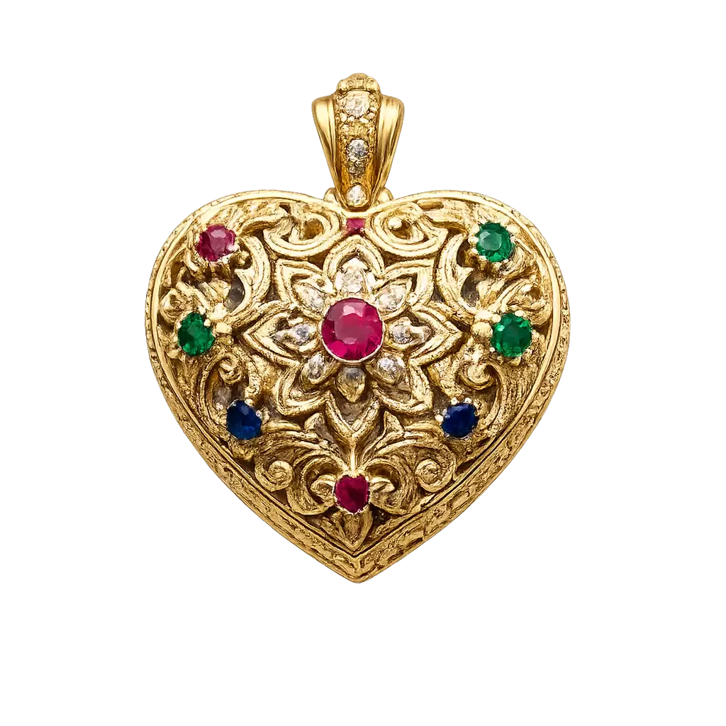 The Lumière Heart Locket USD 6,000